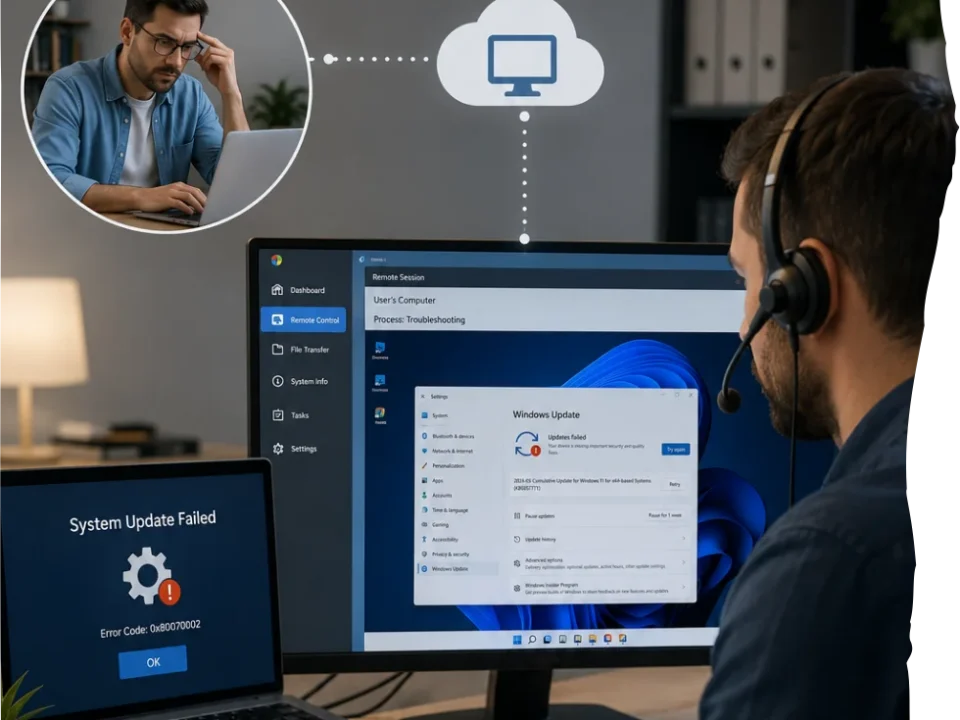 Remote Workstation and Software Issue Resolution as part of business remote IT support from Mass IT Pro Solution.