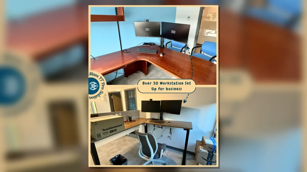 Dual monitor business workstation by Mass IT Pro Solution