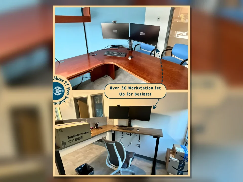 Dual monitor business workstation by Mass IT Pro Solution