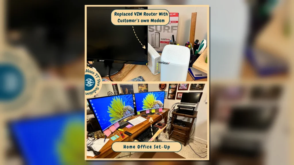 Router replacement and workstation setup by Mass IT Pro Solution